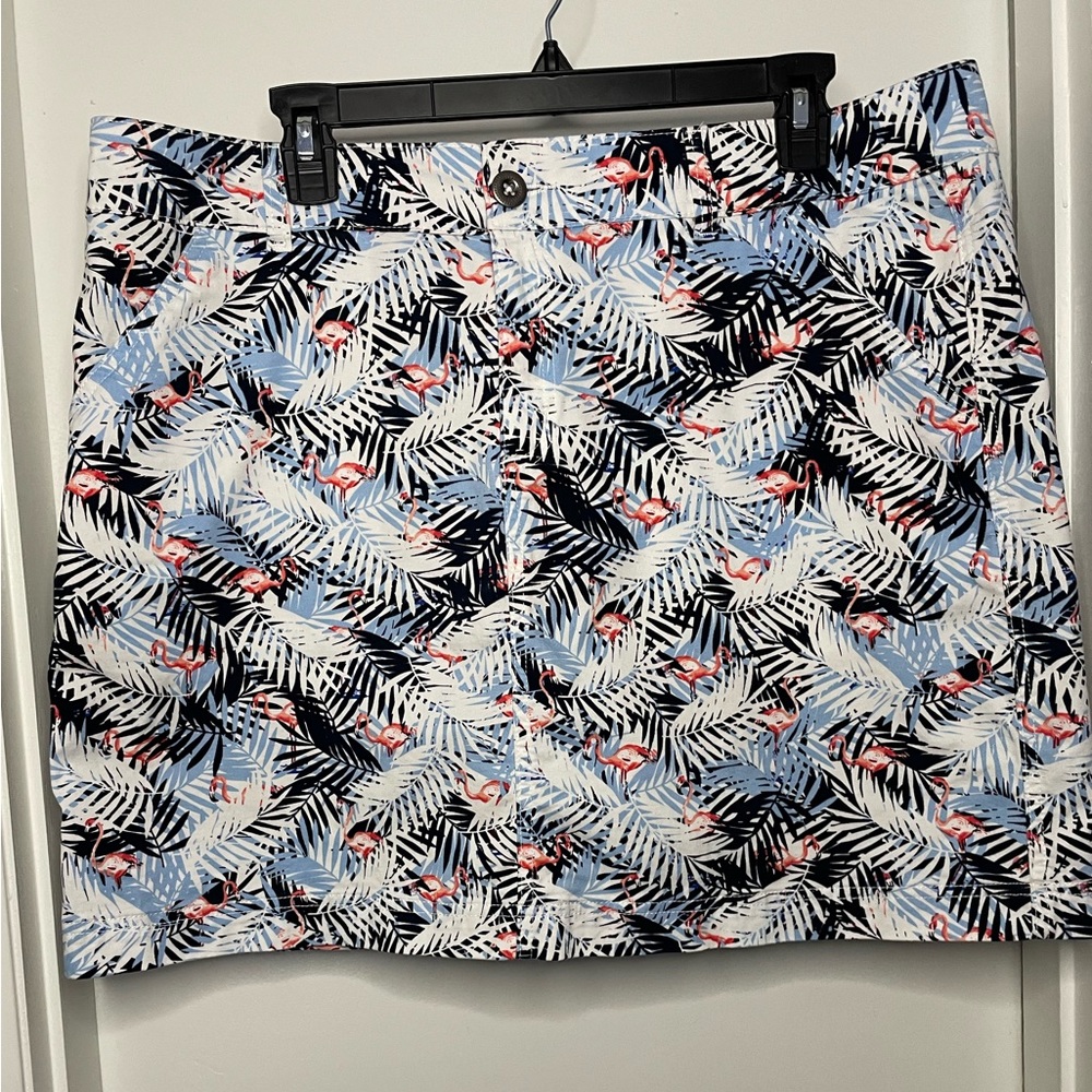 Christopher & Banks Flamingo Skort size 16P